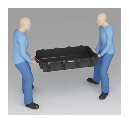 Explorer 10840 Waterproof Case With Wheels - Two man lift