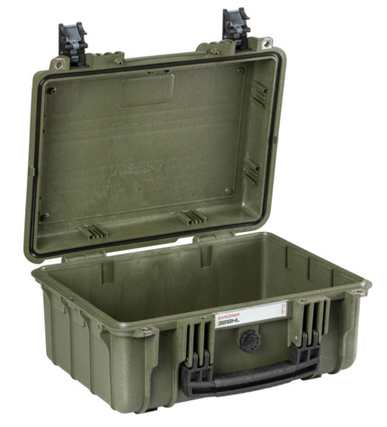 Explorer 3818Hl Waterproof Case - Olive Green Empty