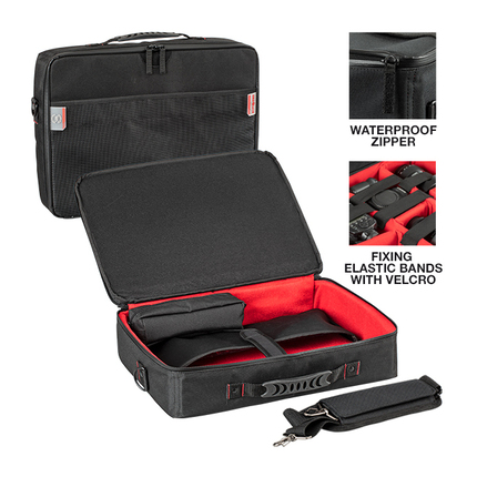 Explorer 4412HL.B C Case with Laptop Bag: Padded Laptop Bag Open