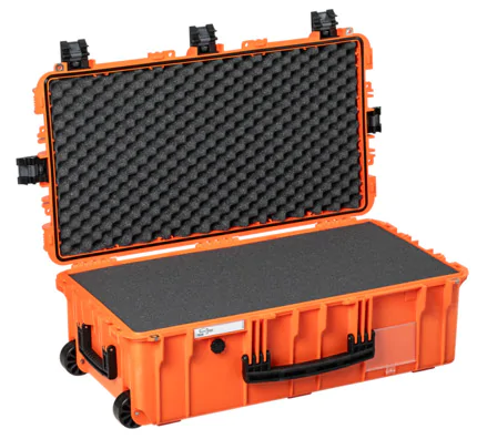 Explorer 7626HL Case With Wheels - Orange with Foam