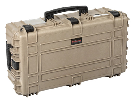 Explorer 7626HL Case With Wheels - Desert Sand Front
