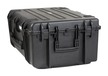 Explorer 7630 Waterproof Case With Wheels - Top View Showing Top Handle