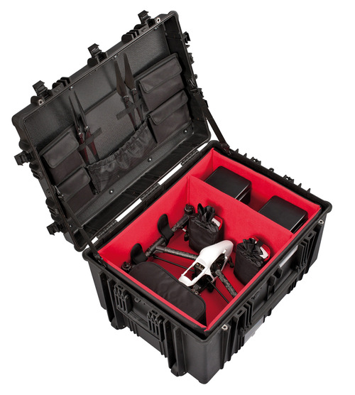 Explorer 7745.Bdr Case  With Bag For Drone With Wheels - Inside