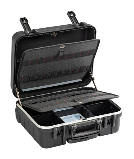 GT Line BOXER WH PEL Tool Case with Wheels: Open without Contents